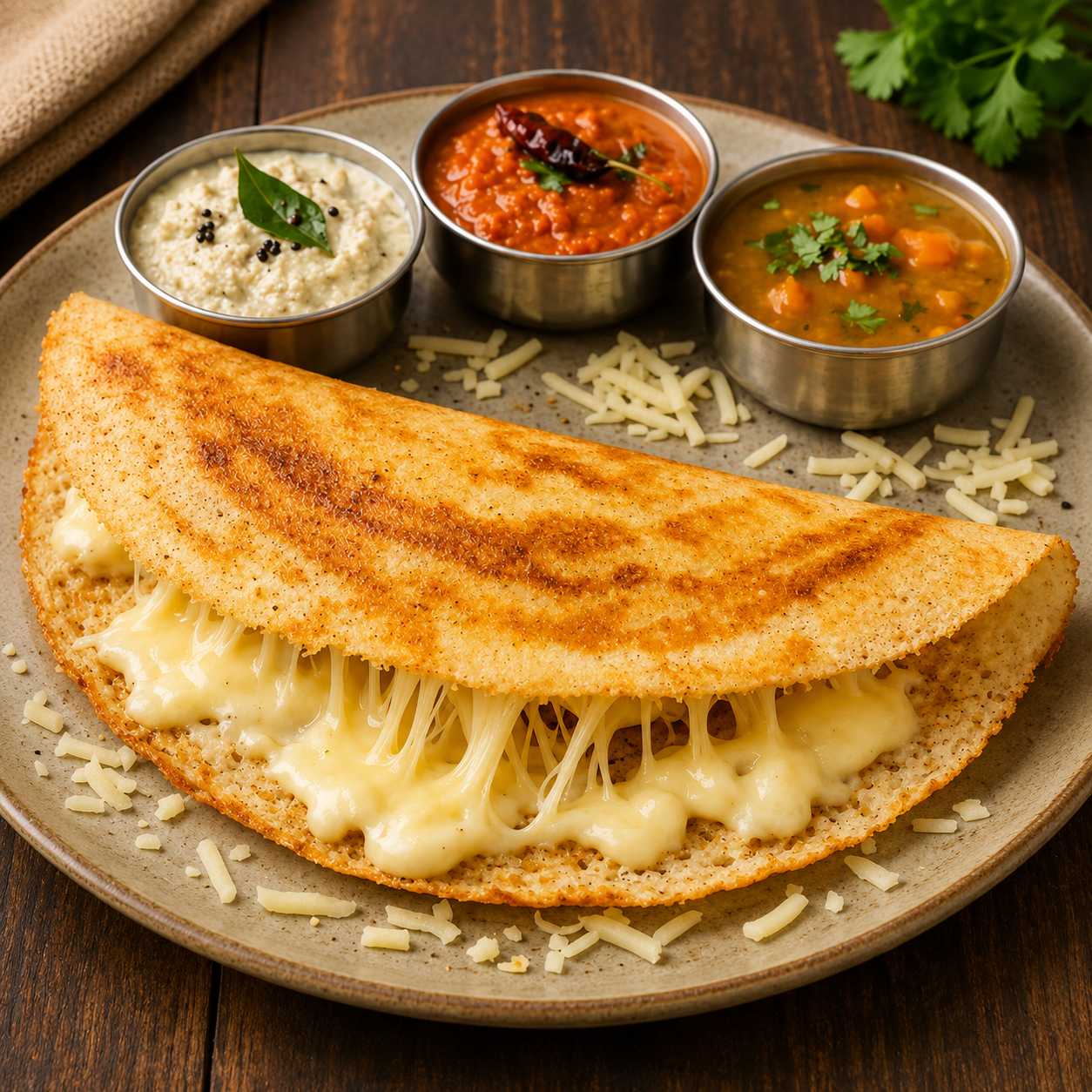 Cheese Masala Dosa
